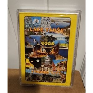 Jumbo playing cards vintage Lake Tahoe Reno Virgina City NEW